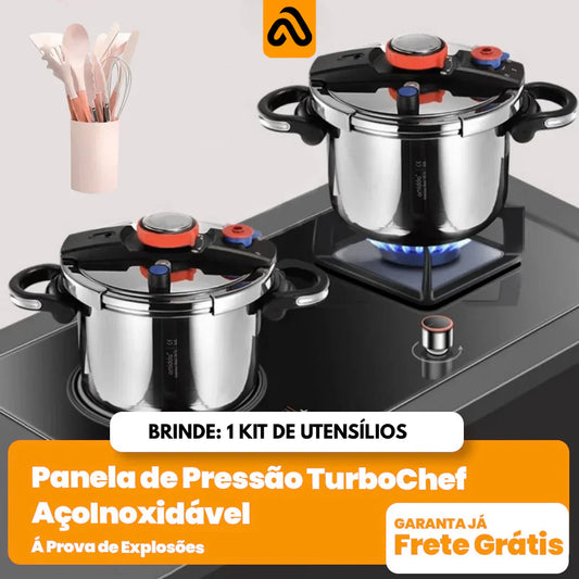 Panela de Pressão CookMaster® Aço Inoxidável - [Preço de Black Friday]